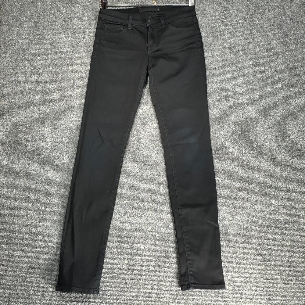 J Brand Jeans Womens 25 The Skinny Black Cotton Stretch Pockets